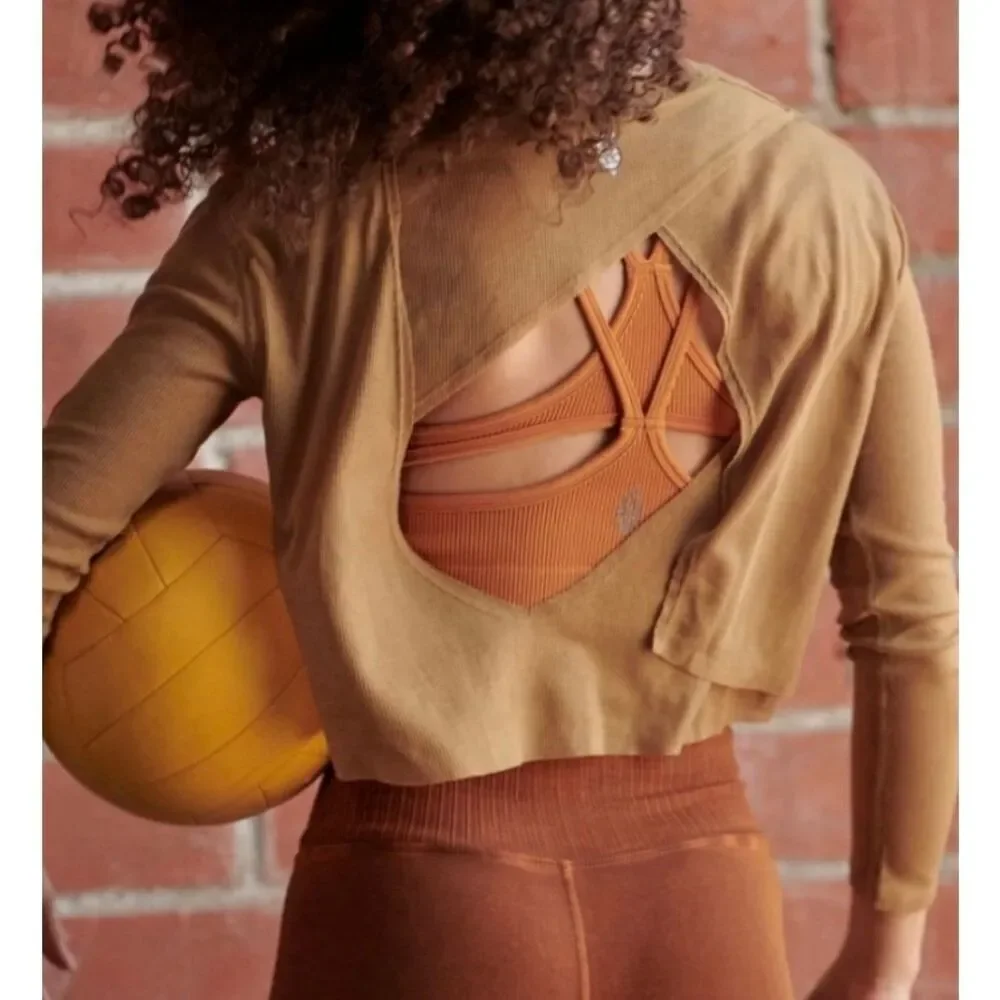 Free People Movement Bistre Long Sleeve Infinite Tee